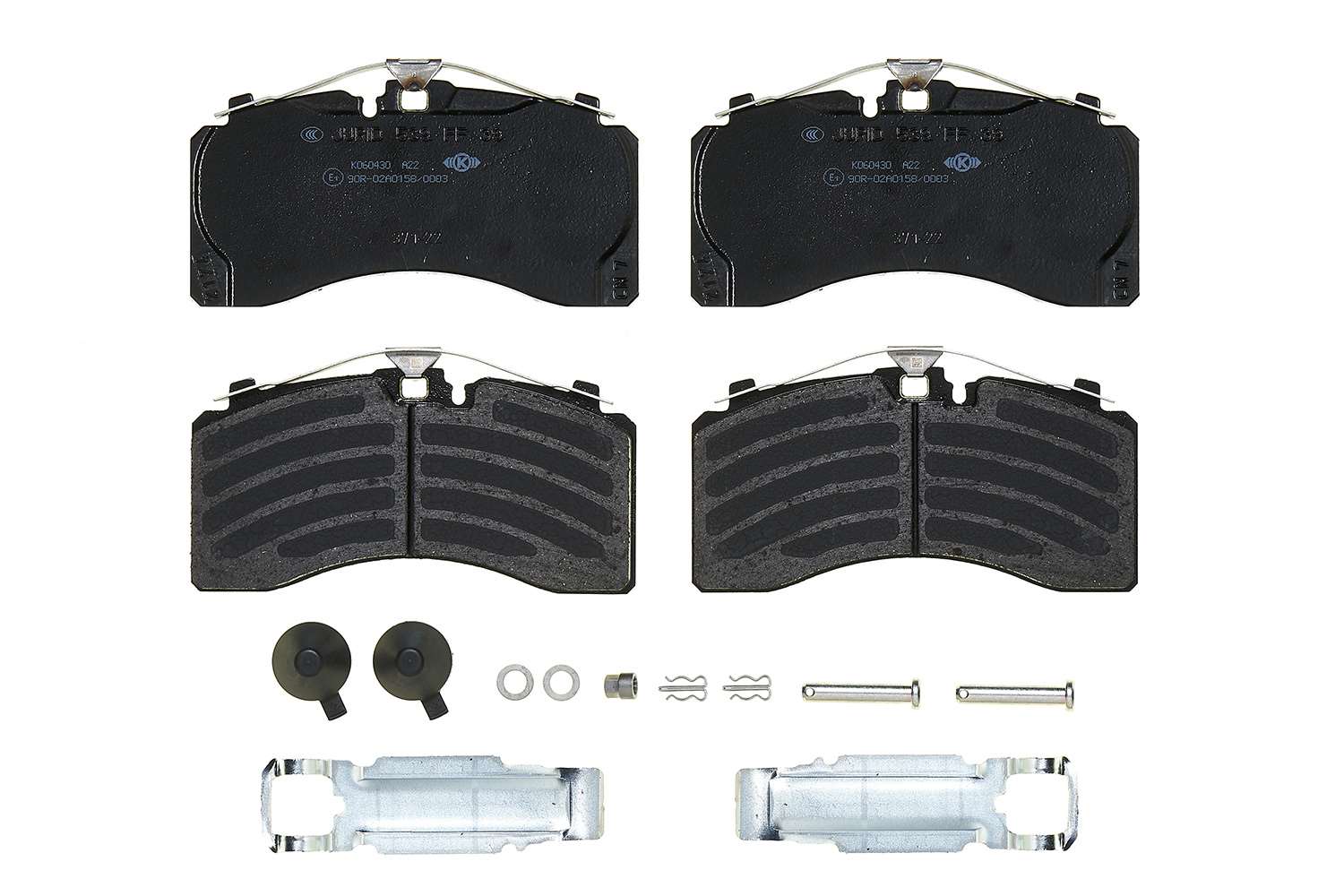Brake Pad Set, disc brake (P B4 203S)