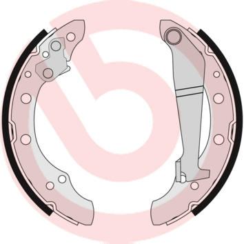 Brake Shoe Set (S 85 508)