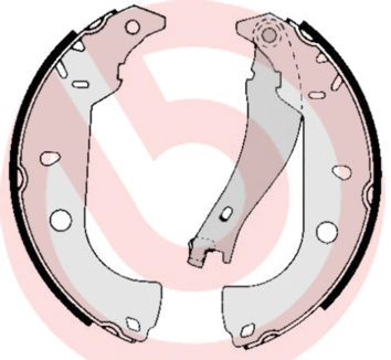 Brake Shoe Set (S 23 511)