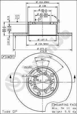 Brake Disc (08.1511.10)