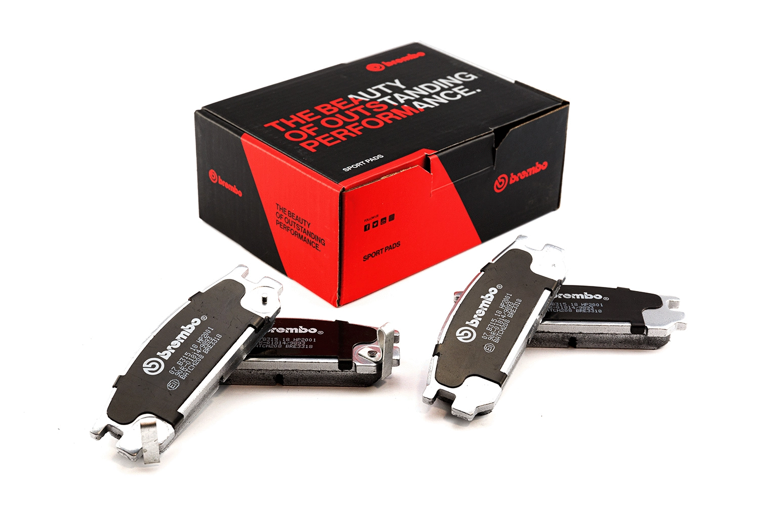 High Performance Brake Pad Set (07.B315.18)