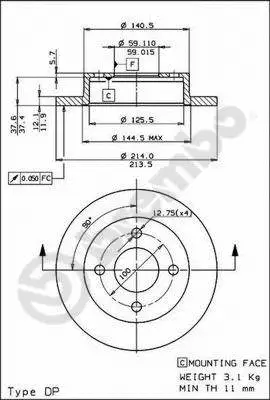 Brake Disc (08.5131.10)