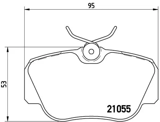 Brake Pad Set, disc brake (P 50 011)