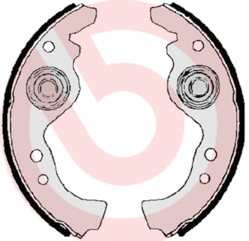 Brake Shoe Set (S 23 542)
