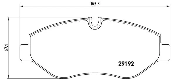 Brake Pad Set, disc brake (P 50 085)