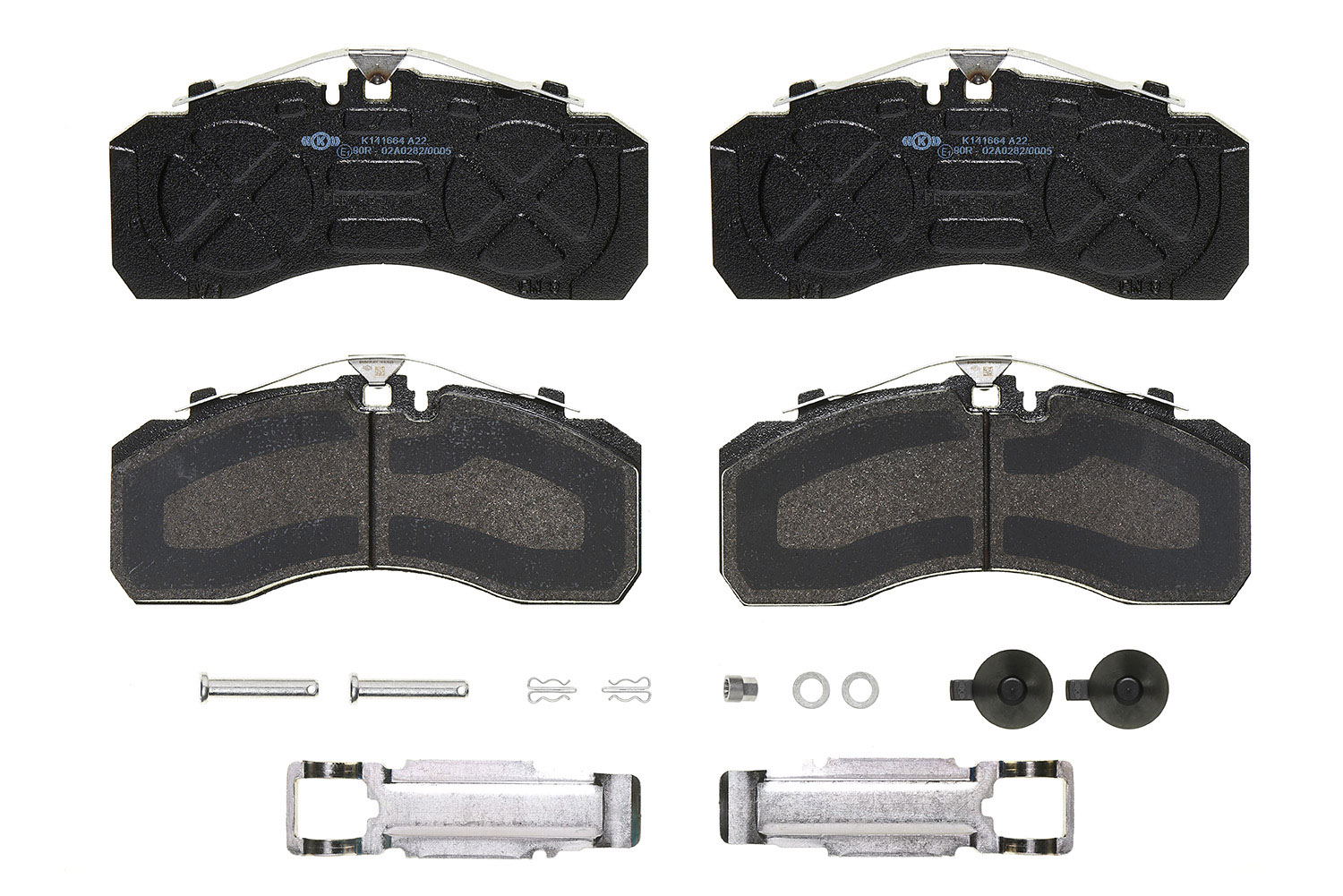 Brake Pad Set, disc brake (P B4 501S)