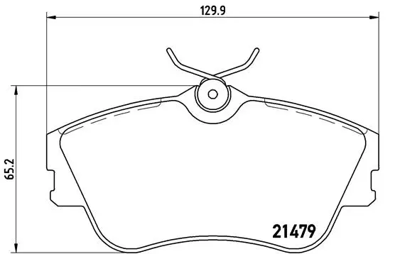 Brake Pad Set, disc brake (P 85 029)