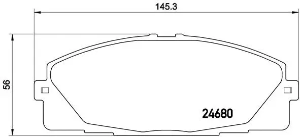 Brake Pad Set, disc brake (P 83 139)