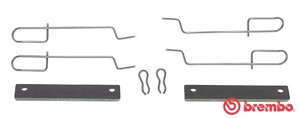 Accessory Kit, disc brake pad (A 02 214)