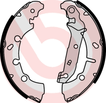 Brake Shoe Set (S 24 532)