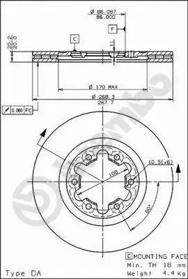 Brake Disc (09.5635.10)