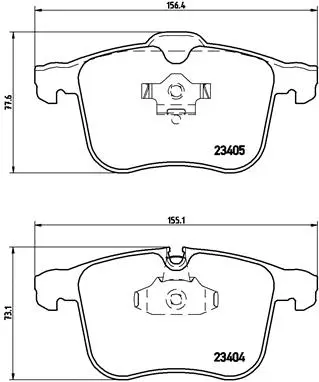Brake Pad Set, disc brake (P 59 049)