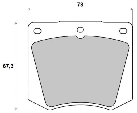 Brake Pad Set, disc brake (P 69 001)