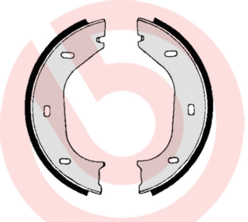 Brake Shoe Set, parking brake (S 06 505)