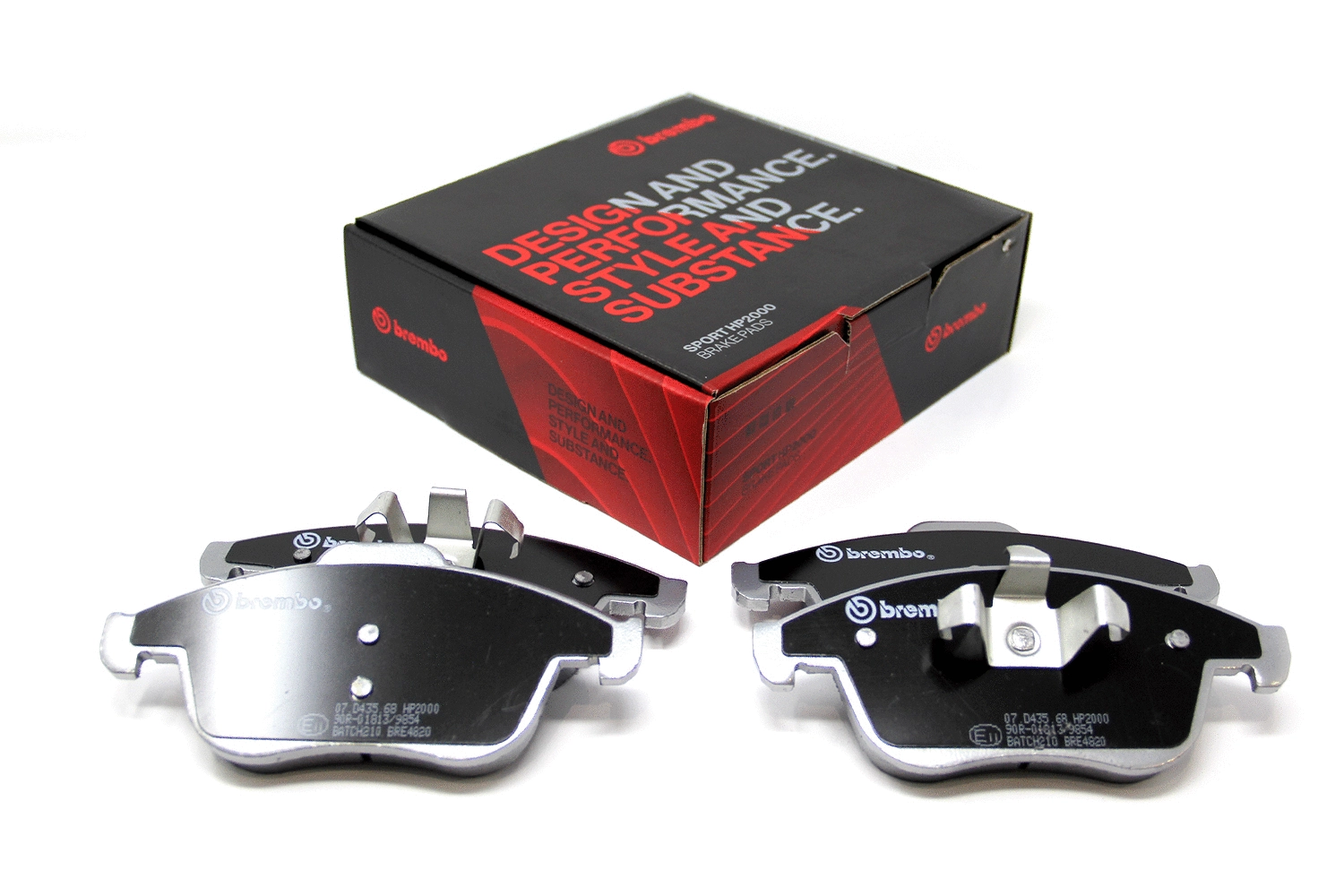 High Performance Brake Pad Set (07.D435.68)