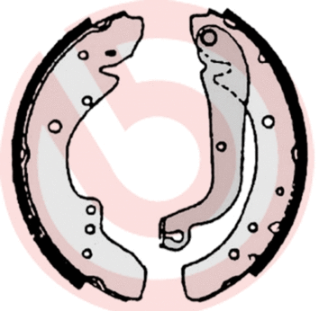 Brake Shoe Set (S 23 505)