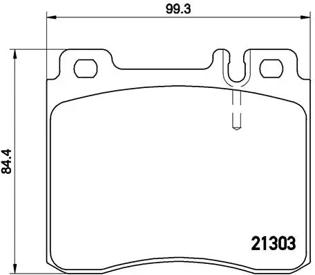 Brake Pad Set, disc brake (P 50 018)