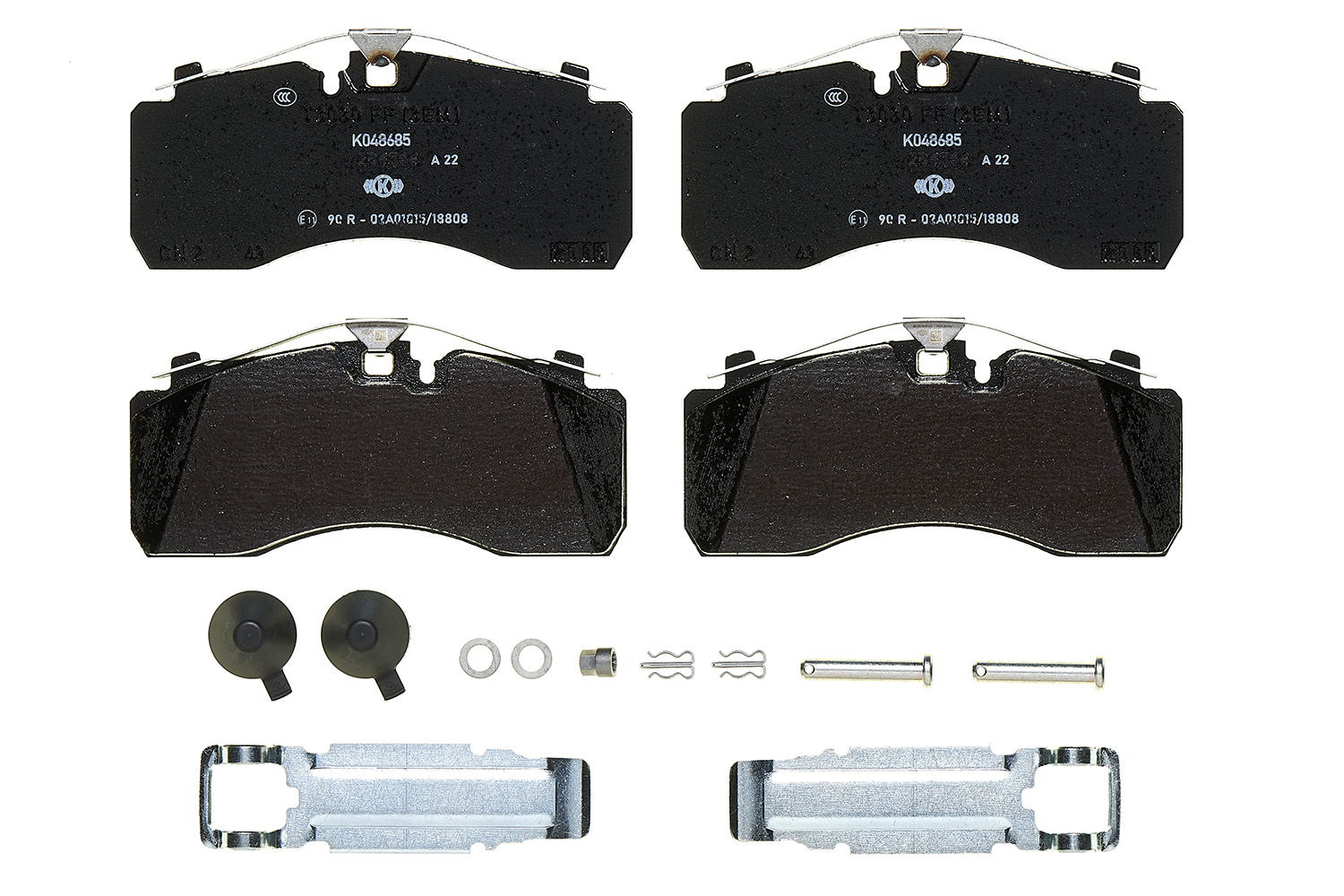 Brake Pad Set, disc brake (P A6 428S)