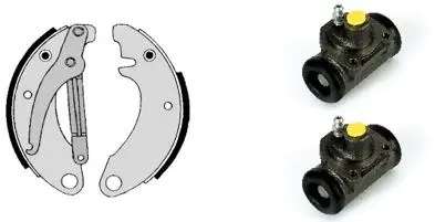 Brake Shoe Set (H 61 010)