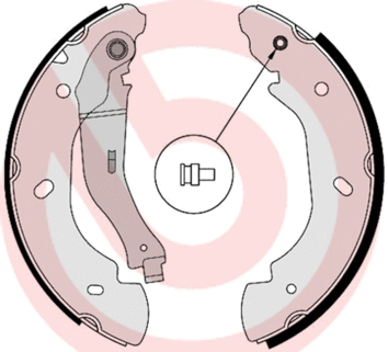 Brake Shoe Set (S 24 538)