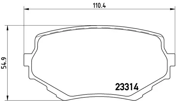 Brake Pad Set, disc brake (P 79 009)