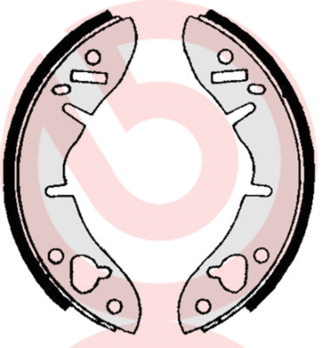 Brake Shoe Set (S 61 504)