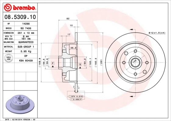 Brake Disc (08.5309.10)