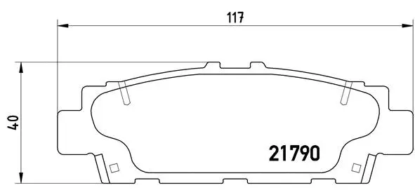Brake Pad Set, disc brake (P 83 032)
