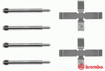 Accessory Kit, disc brake pad (A 02 316)
