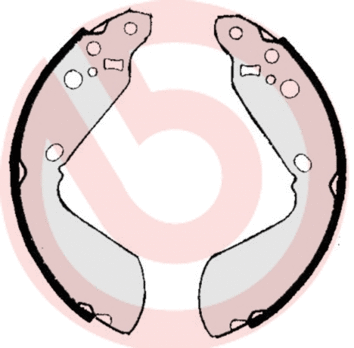Brake Shoe Set (S 79 517)