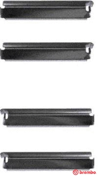 Accessory Kit, disc brake pad (A 02 288)