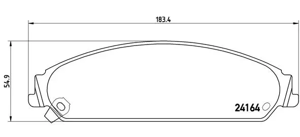 Brake Pad Set, disc brake (P 11 017)