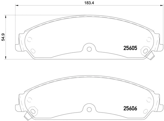 Brake Pad Set, disc brake (P 23 149)