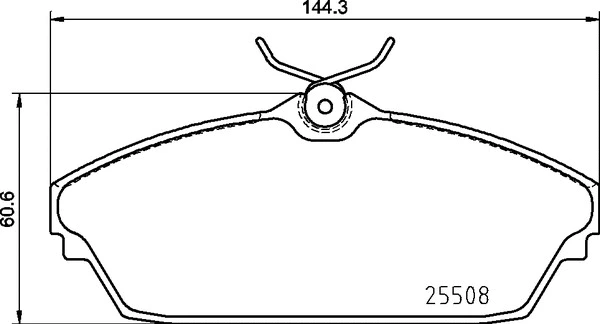 Brake Pad Set, disc brake (P 82 003)