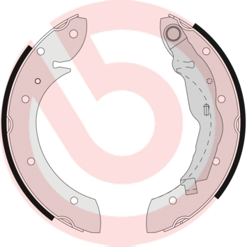 Brake Shoe Set (S 68 521)