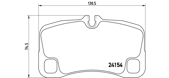 Brake Pad Set, disc brake (P 65 012)