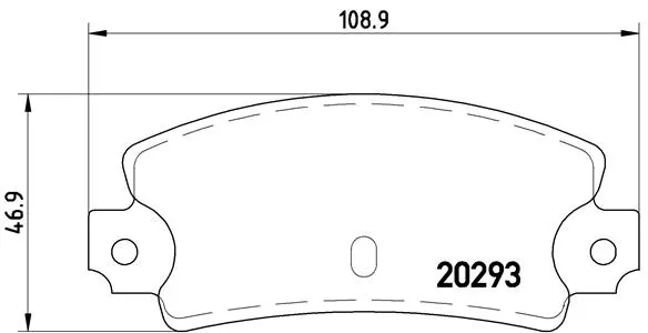 Brake Pad Set, disc brake (P 23 008)