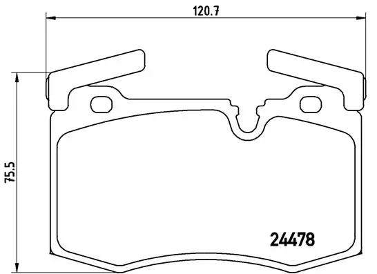 Brake Pad Set, disc brake (P 06 068)