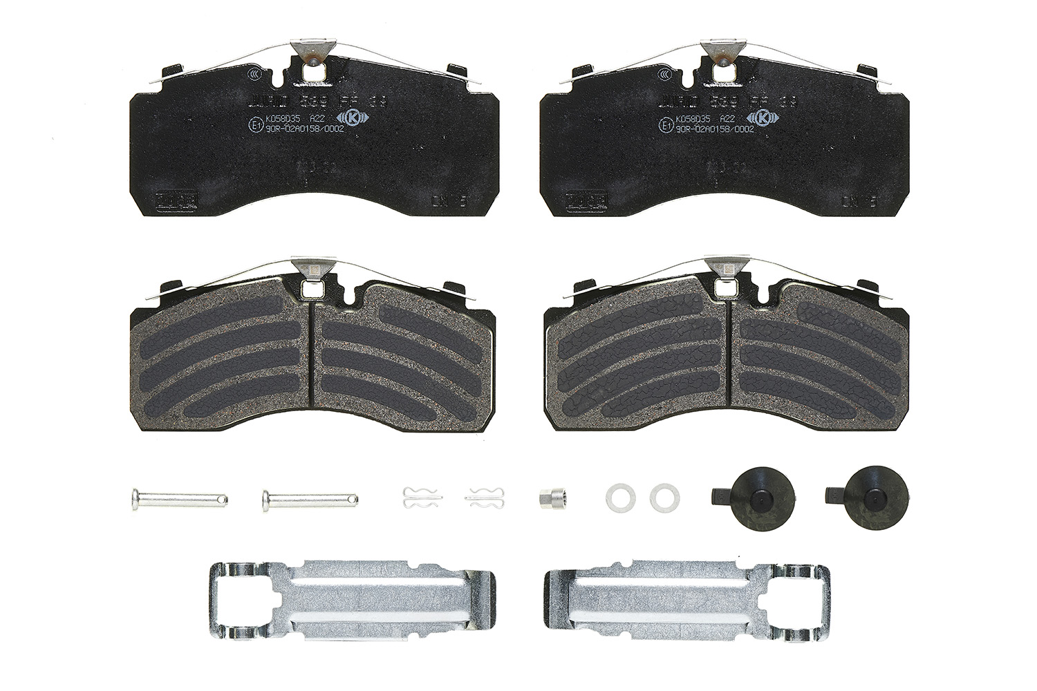 Brake Pad Set, disc brake (P A6 528S)