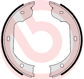 Brake Shoe Set, parking brake (S 06 511)