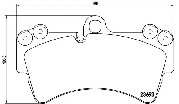 Brake Pad Set, disc brake (P 85 065)