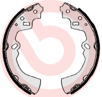 Brake Shoe Set (S 49 512)