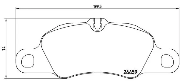 Brake Pad Set, disc brake (P 65 019)