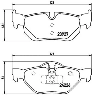 Brake Pad Set, disc brake (P 06 038)