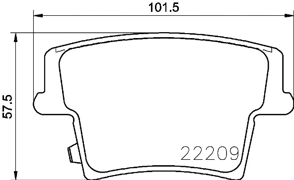 Brake Pad Set, disc brake (P 11 040)