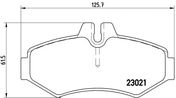 Brake Pad Set, disc brake (P 50 020)