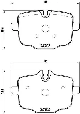 Brake Pad Set, disc brake (P 06 061)
