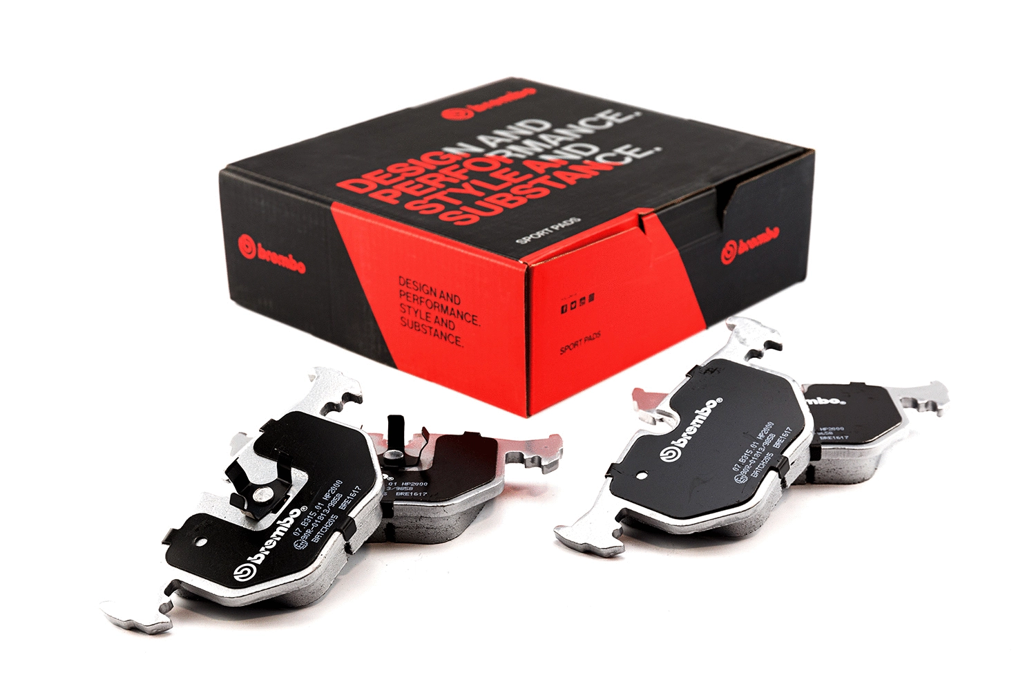 High Performance Brake Pad Set (07.B315.01)