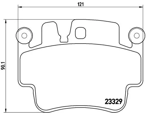 Brake Pad Set, disc brake (P 65 009)
