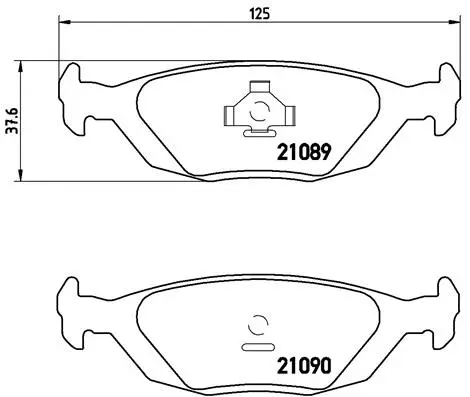Brake Pad Set, disc brake (P 71 003)